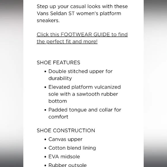 Vans Platform Stack Seldan ST Tennis Sneaker Black Skate Sk8 Old Skool Women 10 - Picture 9 of 11